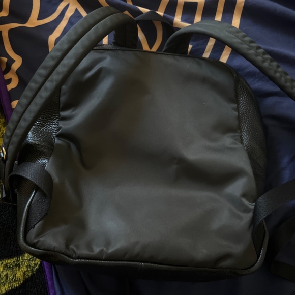 ALL BLACK LEATHER COACH BACKPACK main image 5